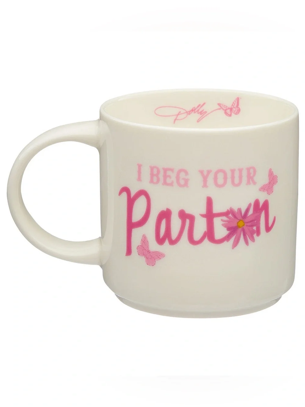 Dolly Parton | 🦋 Spring Coffee Mug “I Beg Your Parton” ✨ Limited Edition